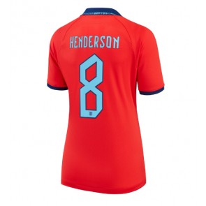 England Jordan Henderson #8 Udebanetrøje Dame VM 2022 Kort ærmer